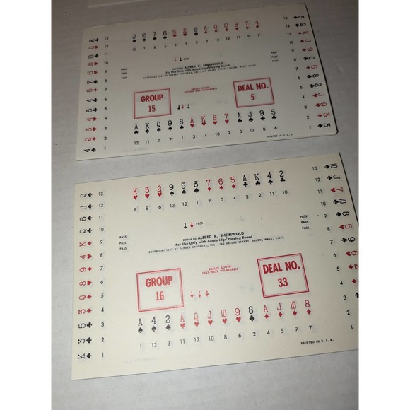 Vintage 1969 Advanced Autobridge Playing Board Set Alfred P. Sheinwold PB - Picture 12 of 15